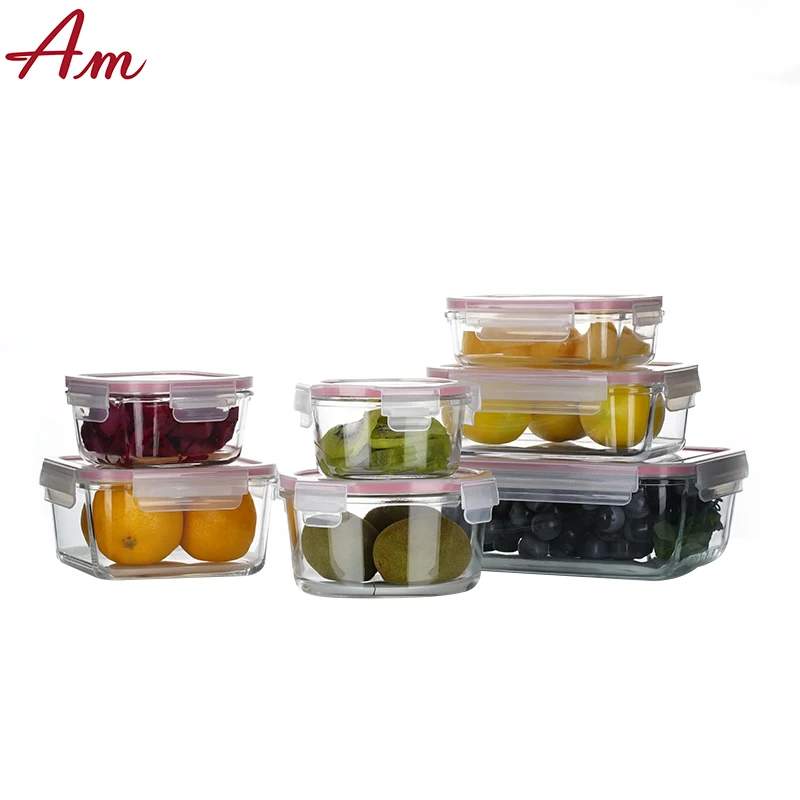 

Rectangular glass crisper 1700ml