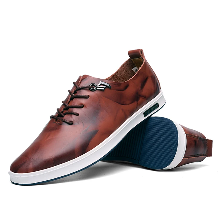 

new fashion high quality dress shoes rubber soles casual oxford shoe,men shoes leather, Red brown,yellow brown,black