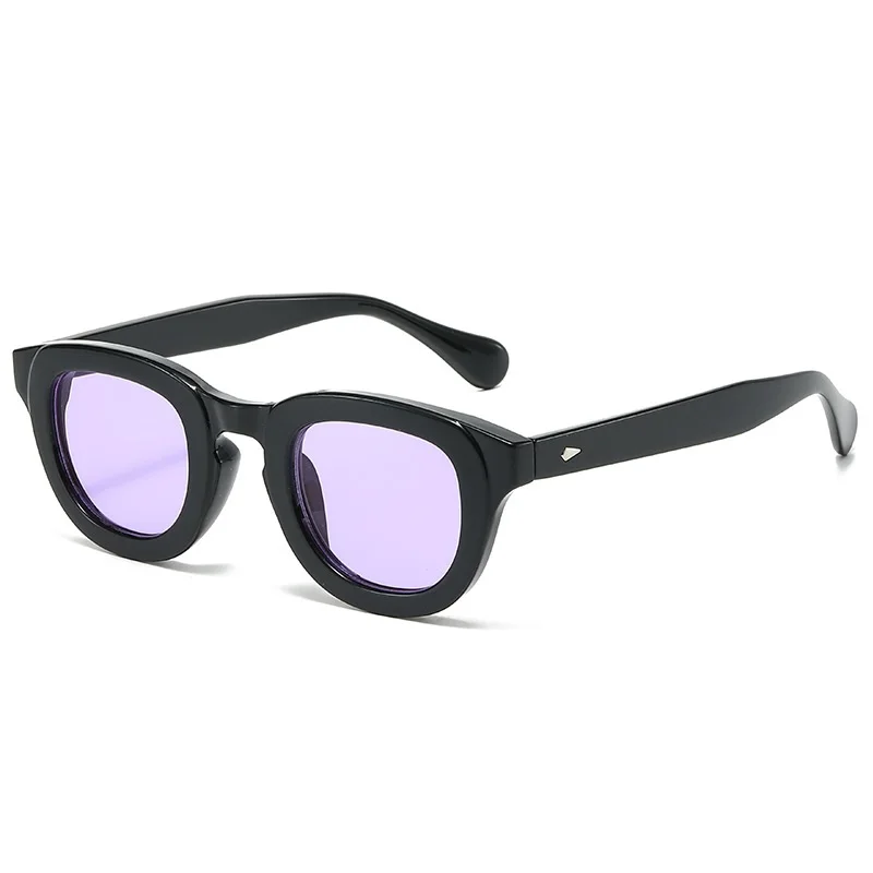 

99036 round trendy glasses sunglasses women popular men sun glasses custom retro shades uv sunglass