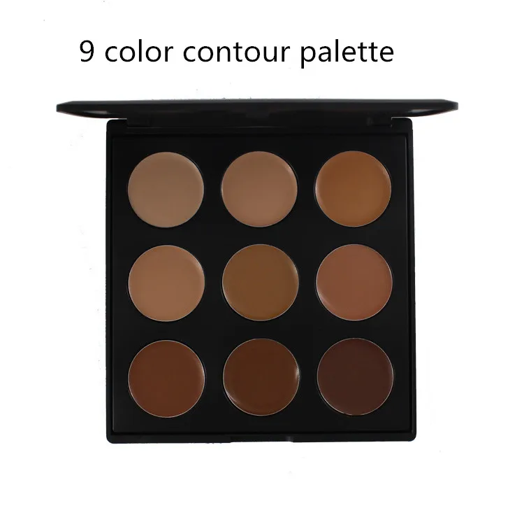 

9FWr Make Your Own Brand 9 Color Concealer Makeup Private Label Contour Cream Palette