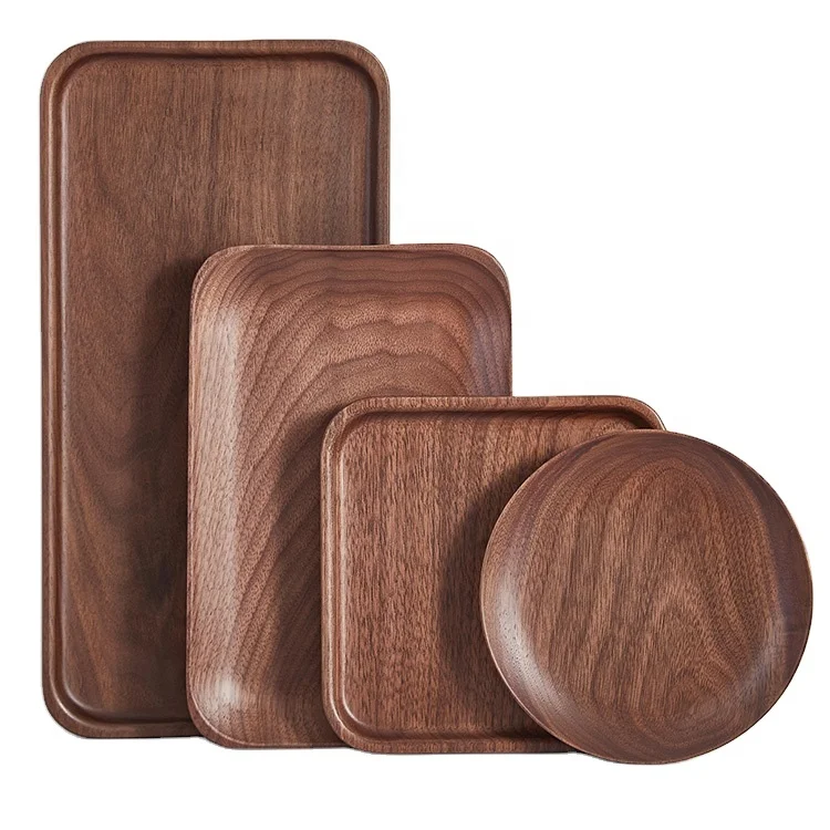 

Natural Wood Steak Dinner Serving Plate