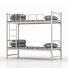 School Dormitory Metal steel bunk beds kids solid wooden