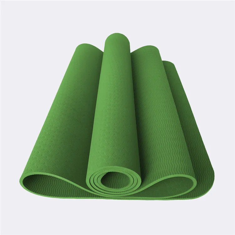 

183*61*0.8CM High Quality Non Slip Exercise Mat Single Layer Eco Friendly Waterproof Tpe Yoga Mats, As picture