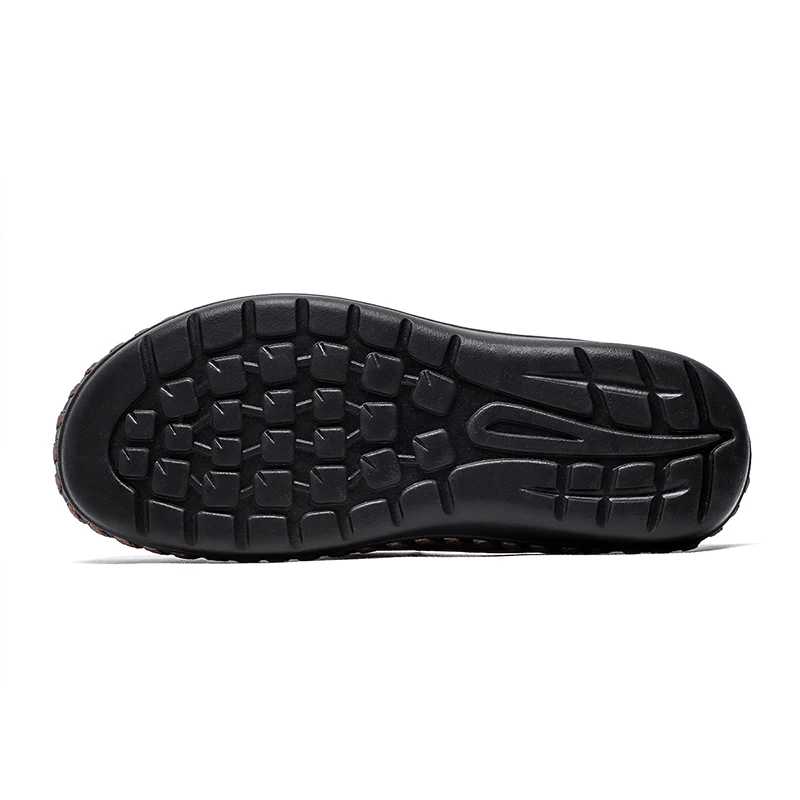 
Split Leather Shoes Men Casual Shoes Hand-made Fashion Sneakers Flat Walking Shoes 