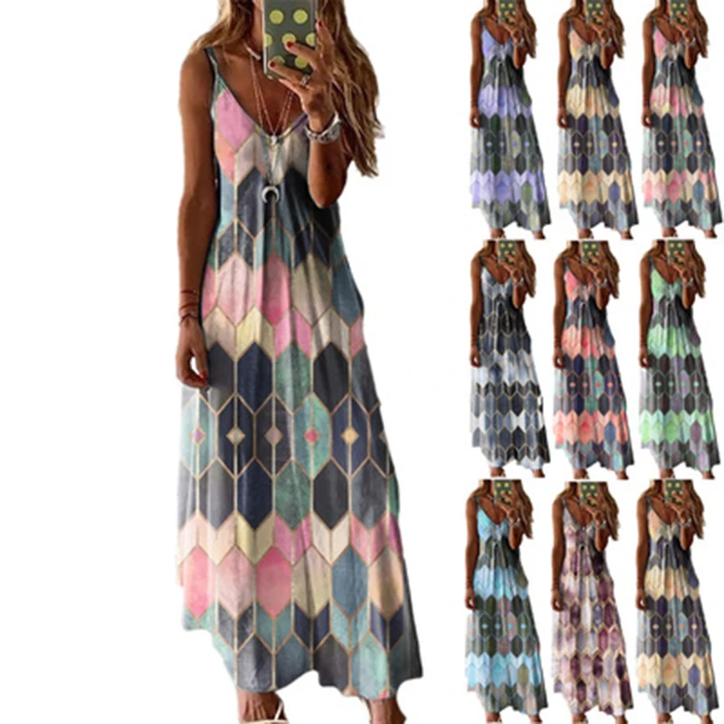 

New arrival hot sale casual maxi dress for womens, As picture