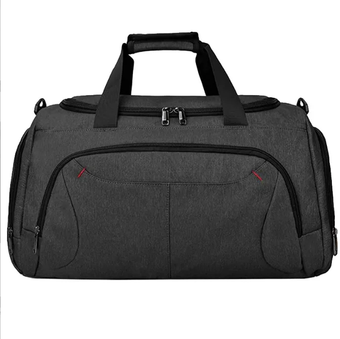 hot selling Custom logo waterproof wet dry separation men travel sports gym duffel travel bag with shoe compartment