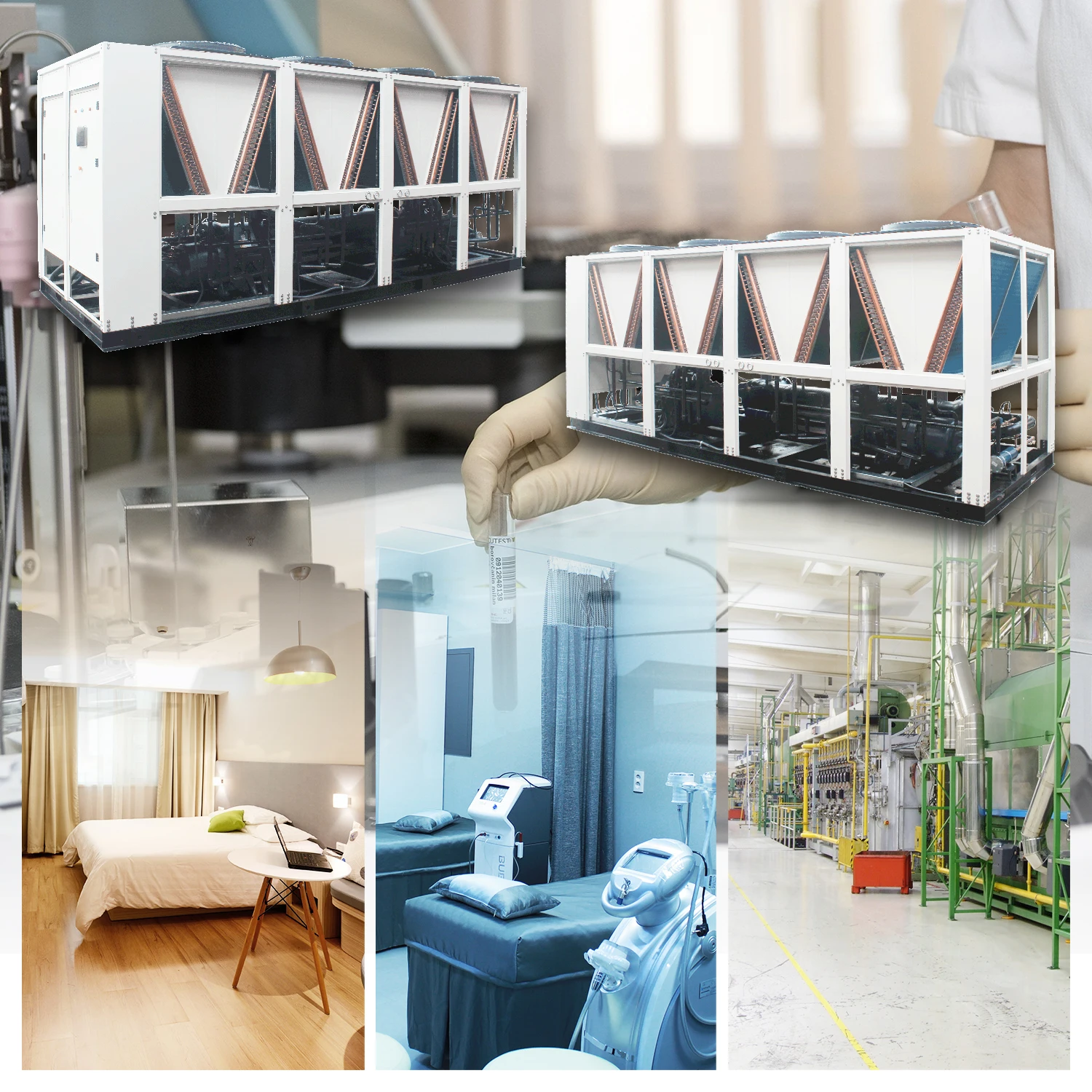 
No Moq cooling system air cooled screw water chiller price 