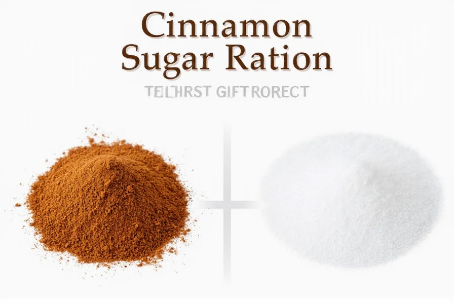 cinnamon and sugar ratio