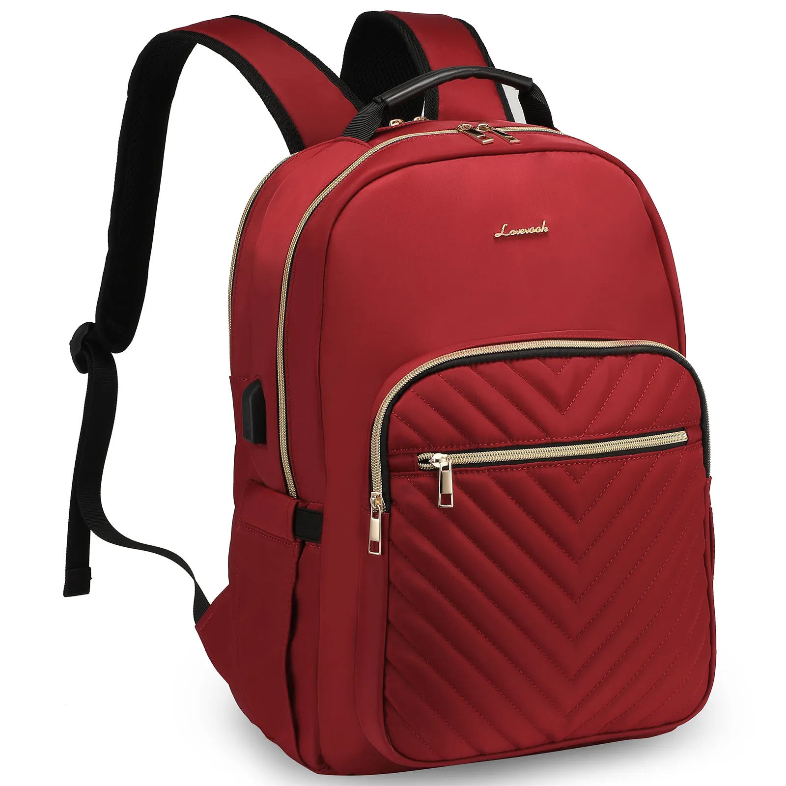 

LOVEVOOK Fashion 2021 OEM ODM Custom Mens Women Durable USB Charging Waterproof Business Laptop Backpack Anti-theft backpack