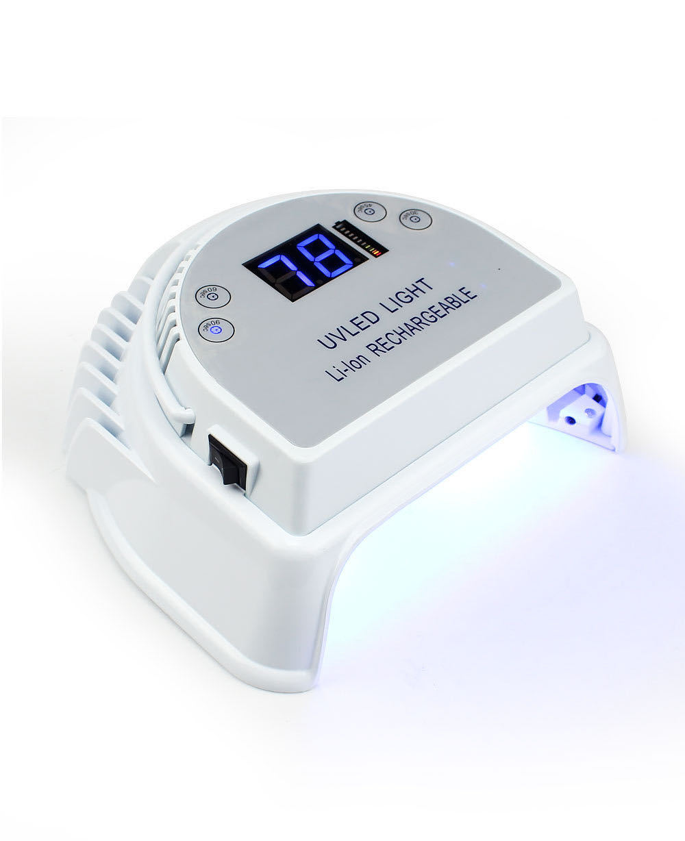 

UV LED Lamp 64W Ice Lamp For Manicure Gel Nail Lamp UV Drying Tools, White,black