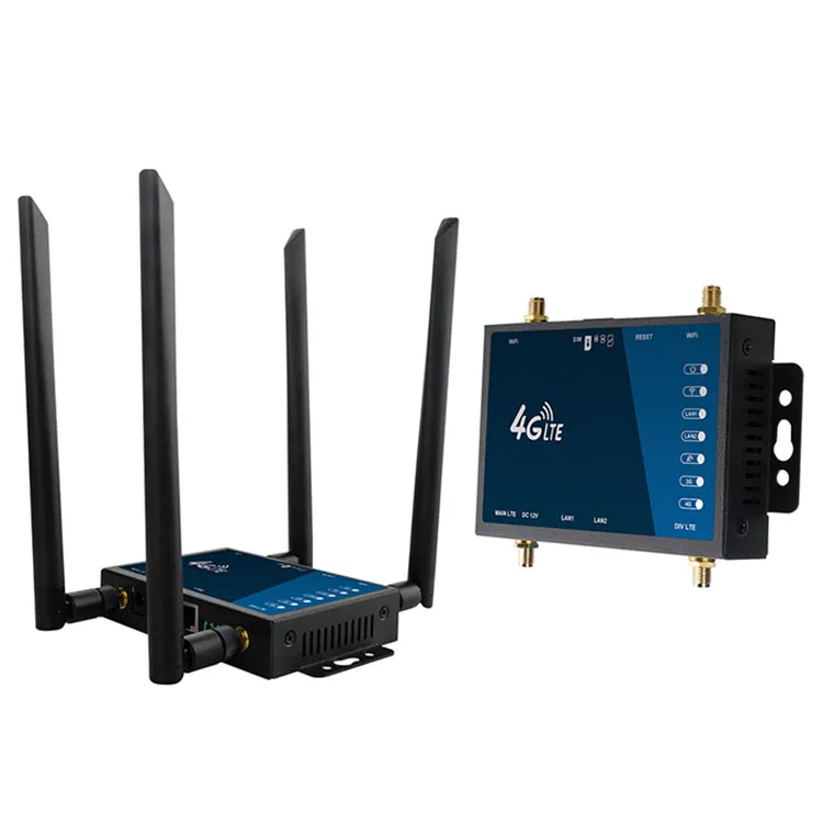 

TUOSHI wholesale oem 300Mbps CAT4 dual antennas high speed industrial router with sim card slot support 32 devices
