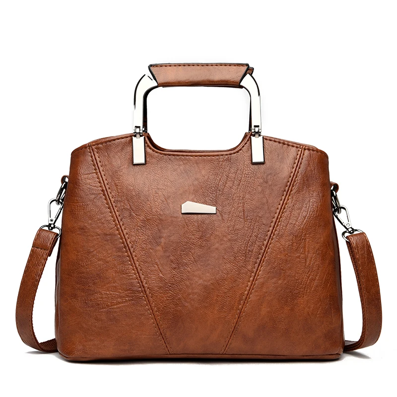

new vintage shoulder Messenger bag soft leather fashion trend custom shipping handbag, Customized