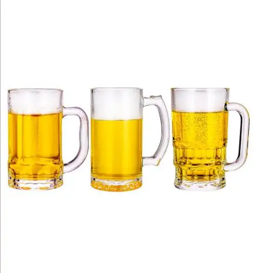 

1L/0.5L Munich put the cup with glass beer mug, Transparent clear