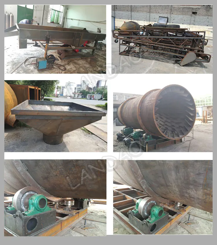 Low Price Small Triple Drum Garnet Sand Rotary Dryer Machine Drying Equipment For South Africa