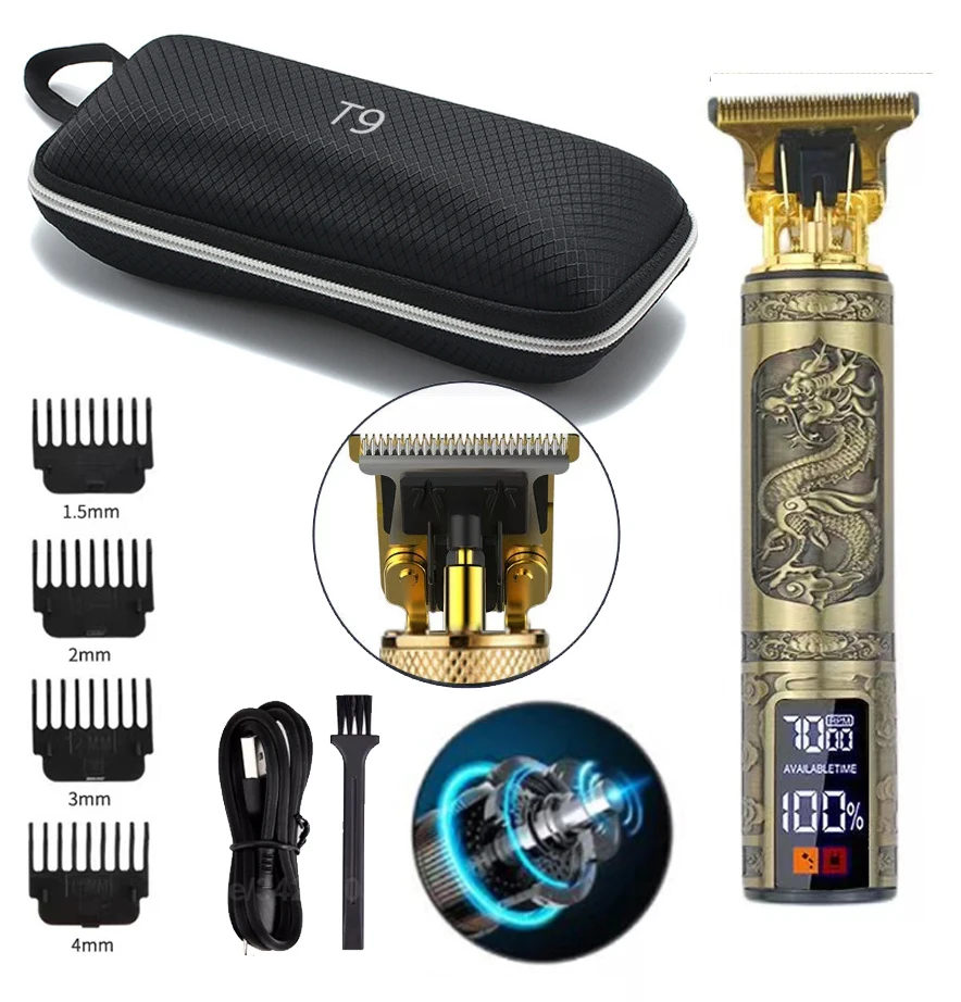 

Free Sample Professional Barbershop supplies salon Ornate Electric Cordless Rechargeable cutting all metal beard Hair trimmer