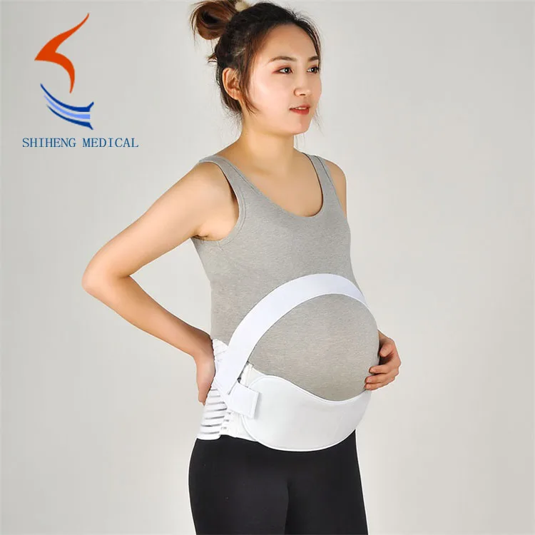 

Elastic Maternity belt Bands Back Support Pregnancy Belt Adjustable Back Support Brace, Black/white/skin