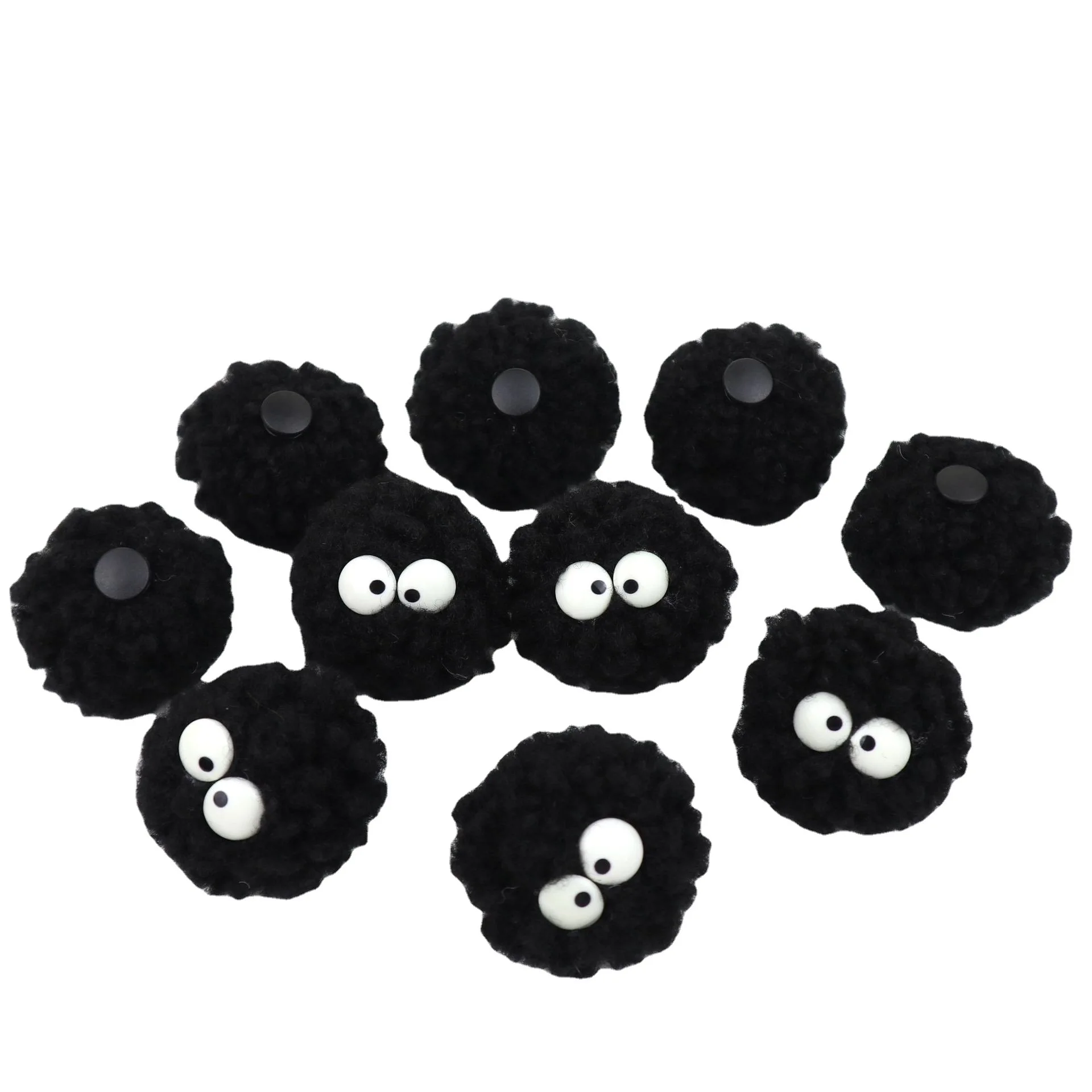 

cartoon Hairball shoe lace charms clog shoes decoration custom charms wholesale for sandals and bracelets Gifts for kids, As picture