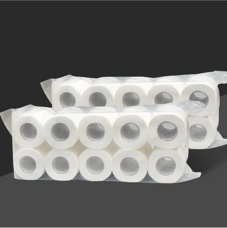 

Soft and smooth environmental friendly two ply toilet roll wrapping paper