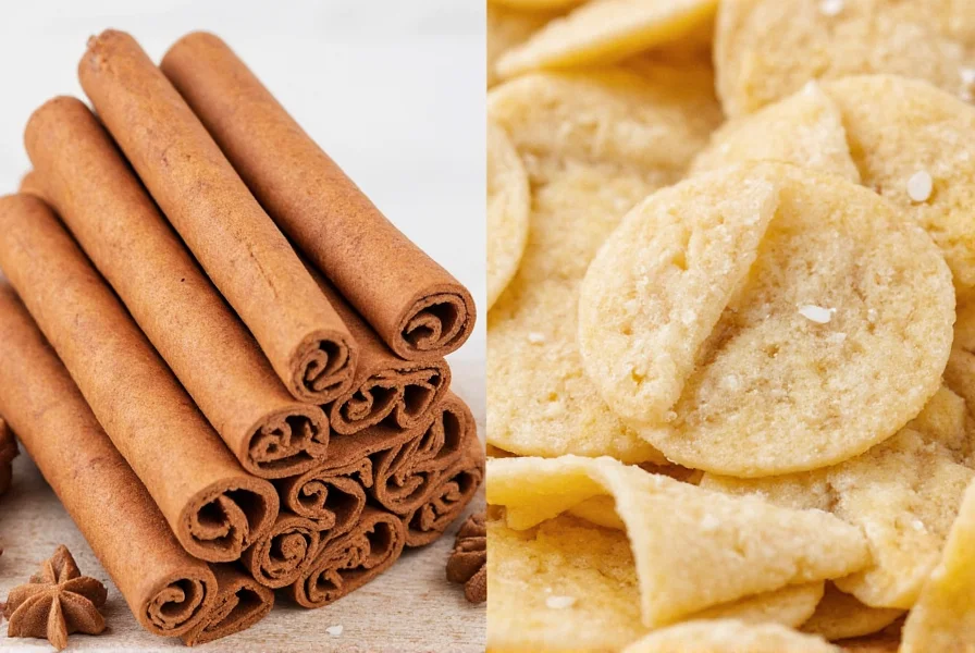 Spice Collection Shelves with Cinnamon and Canela