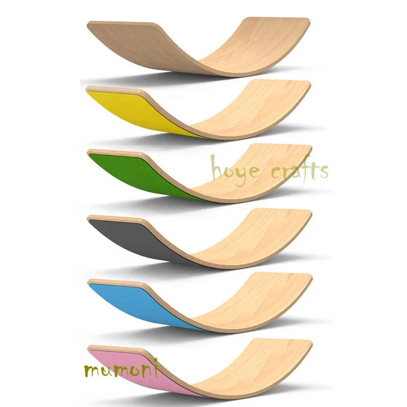 
Factory wholesale high quality Birch wood Kids Science educational toy wooden balance board 