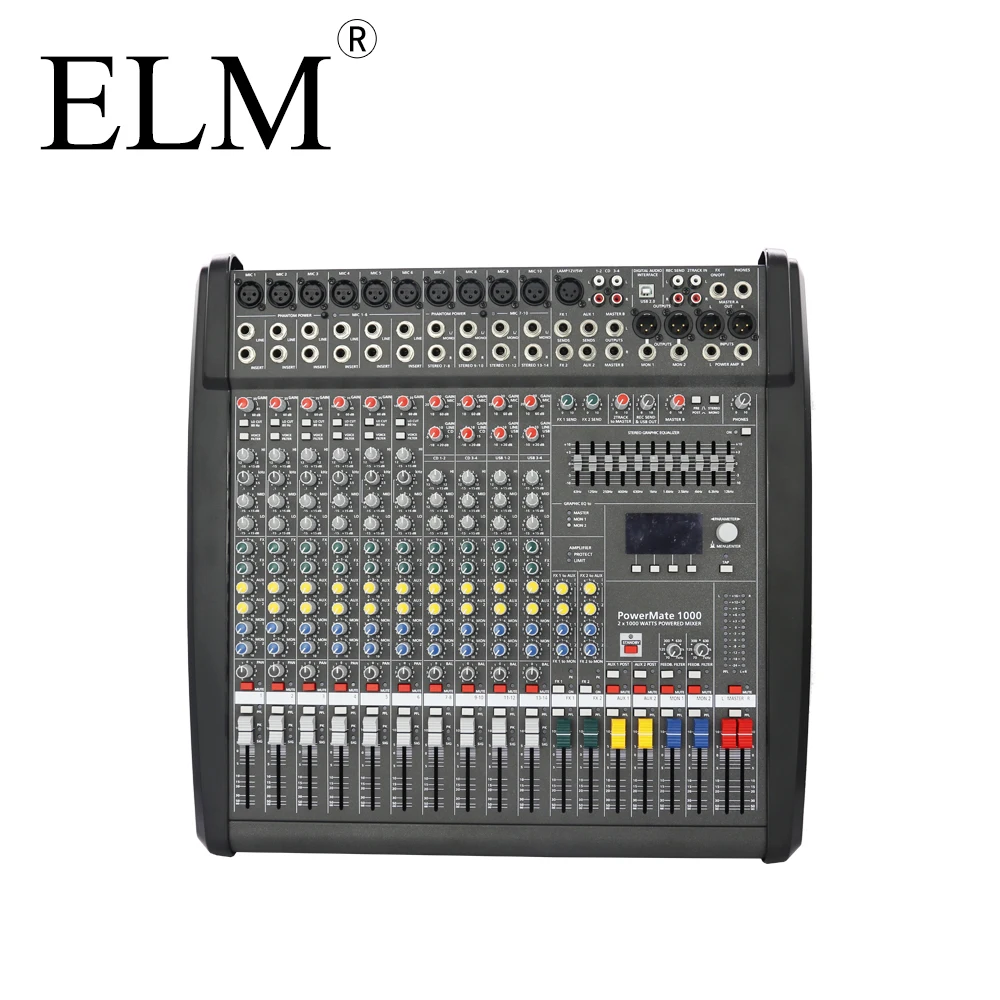 

professional digital sound amplifier power mixer dynacord PM1000-3 Double DSP effector stage controller