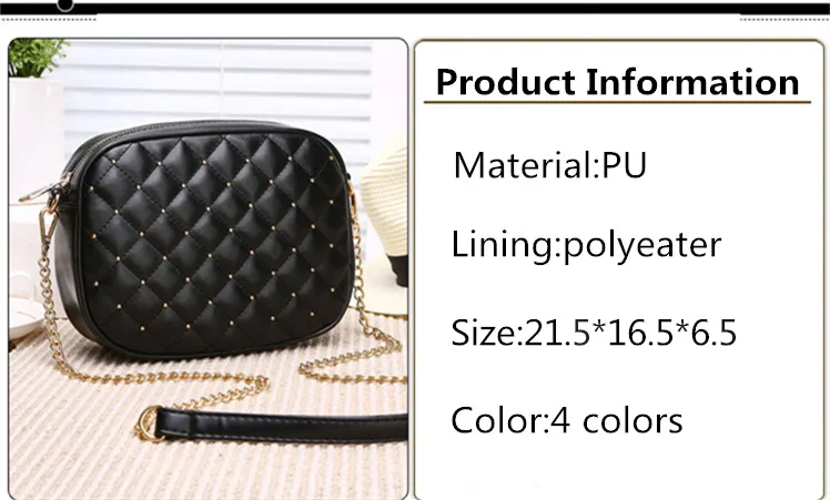 High quality PU Leather women le boy bag, Fashionable Lady's hand bag