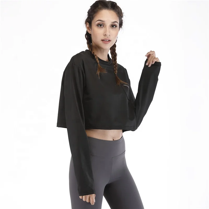 

wholesale ladies trendy long sleeve t-shirts custom led t-shirt T-shirt with packet, Black,white