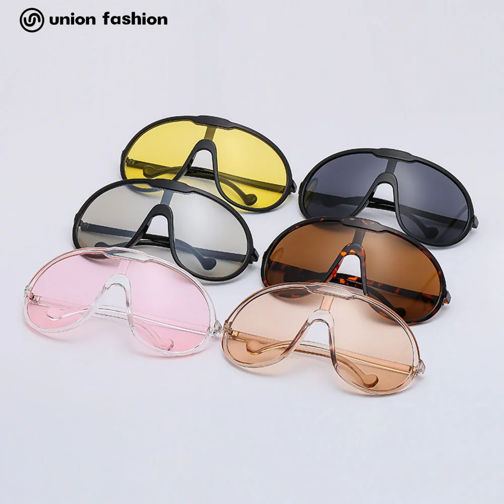 

Europe And America One Piece Neutral Big Frame Windproof Oversized Outdoor Sunglasses Women Men