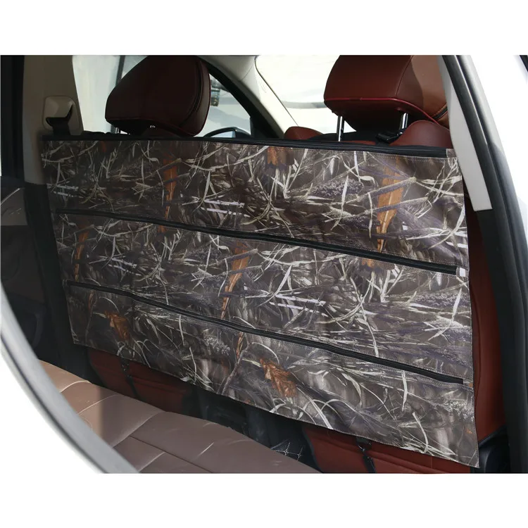 

Black Camo Vehicle Car Back Seat Gun Sling Rack Case Storage Organizer Bag for Most SUV Trucks