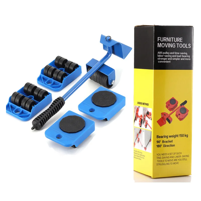 

Furniture Mover Tool Set Furniture Transport Lifter Heavy Stuffs Moving Wheel Heavy Duty Hand Tools