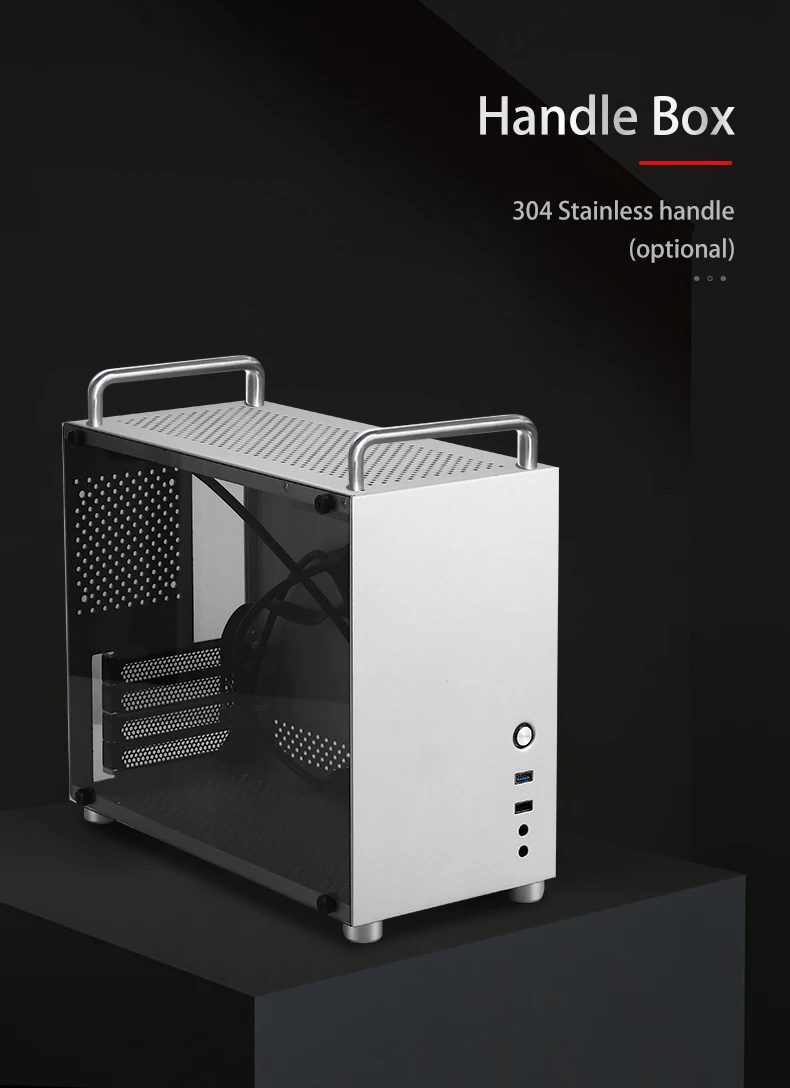 Joyee Hx Box 100 Gaming Aluminium Computer Case Handle Atx Psu