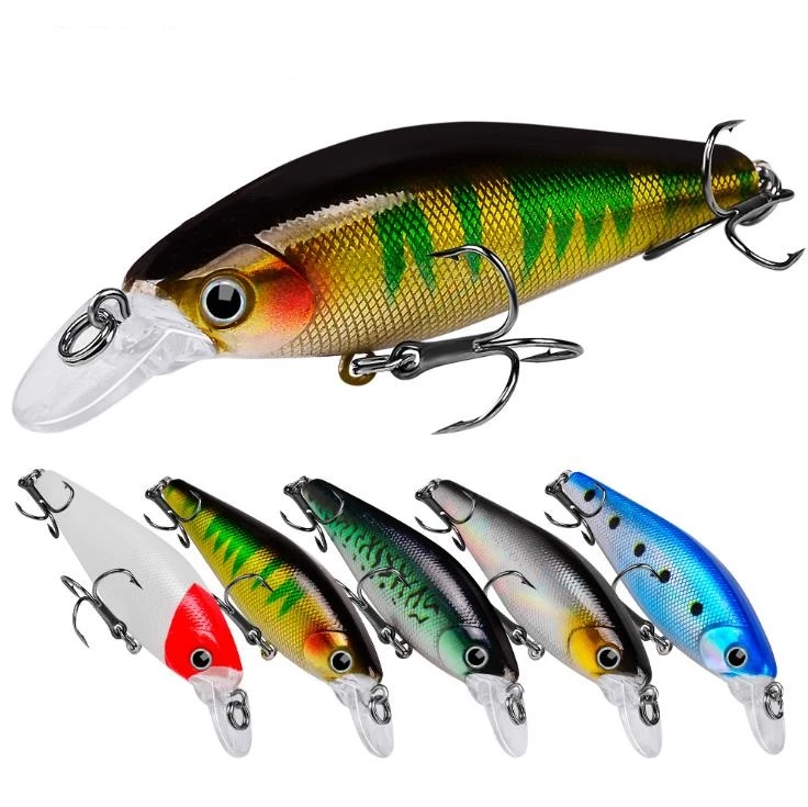 

SNEDA Wholesale Floating Minnow Lure 9CM/10.5G ABS Plastic Hard Bait Artificial Fishing Lure, 5 colors