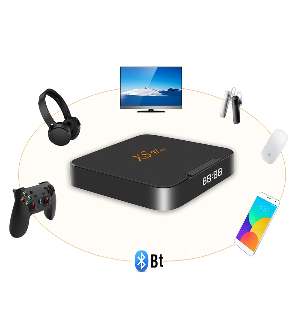 

xs97 mini Factory oem 4K HDR TV Box 2gb 16gb s905w2 android 11.0 tv box 4gb 32gb wifi 2.4g android tv box