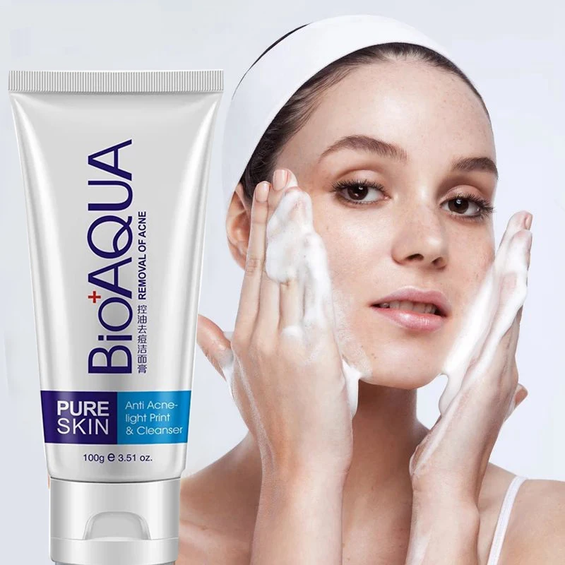

Face Natural Organic Vegan Anti Acne Moisturizing Skin Care Dry Facial Cleanser Face Wash