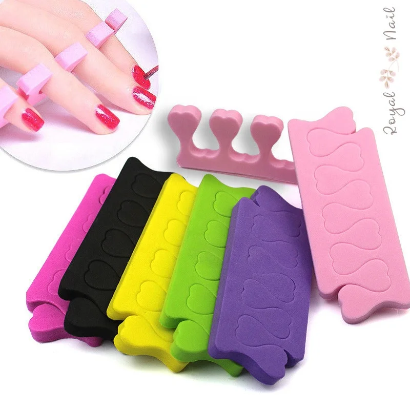 

EVA Soft Pedicure Fingers Toe 5 Colors Disposable Separators