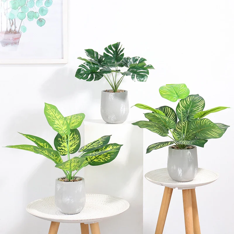 

Nordic green dill plant bonsai simulation flower ornaments turtle back leaf potted decorative desktop plant home decor