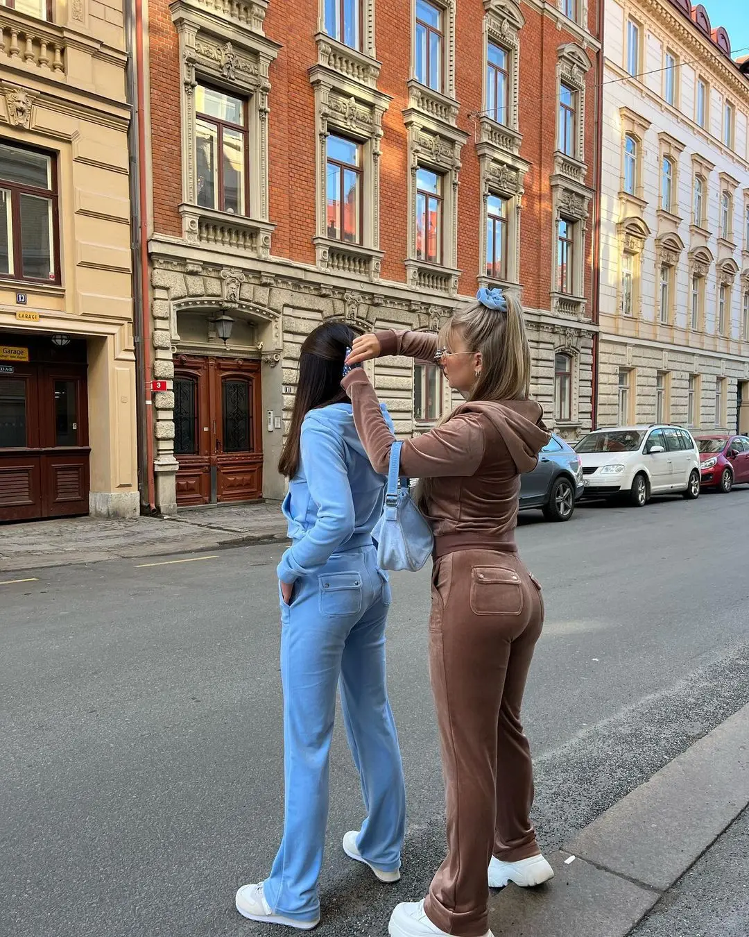 King Mcgreen Star Hoodie Pants Suit Women Spring Velvet Sport Leisure Suit Tracksuit Two Piece Jogging Crop Top Velour Suits