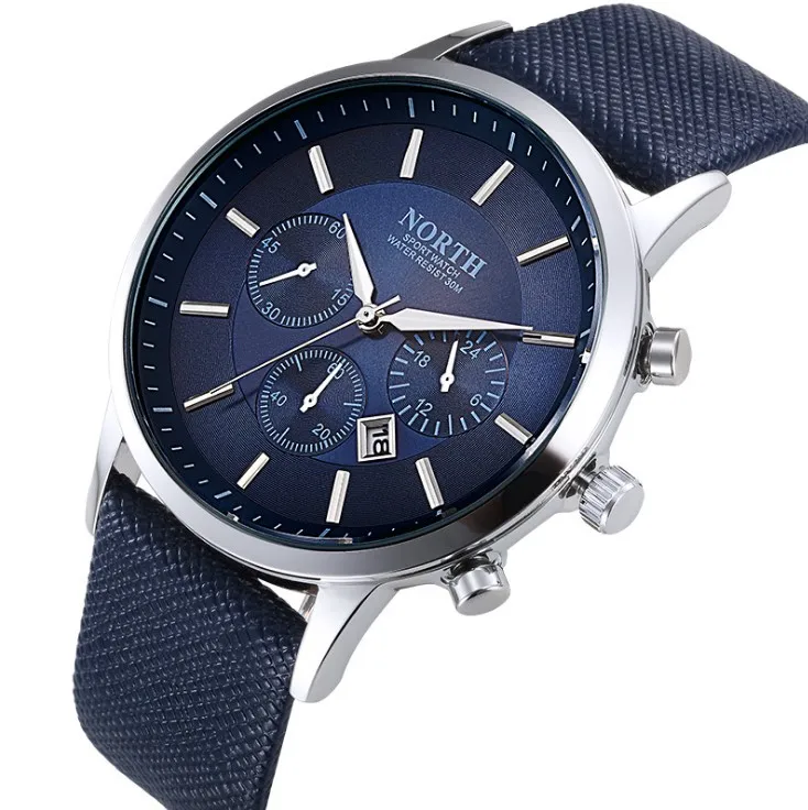 

Fashion Mannen Datum Legering Synthetische Leather Analoge Quartz Sport Horloge Mannelijke Klok Top Brand Relogio Watch