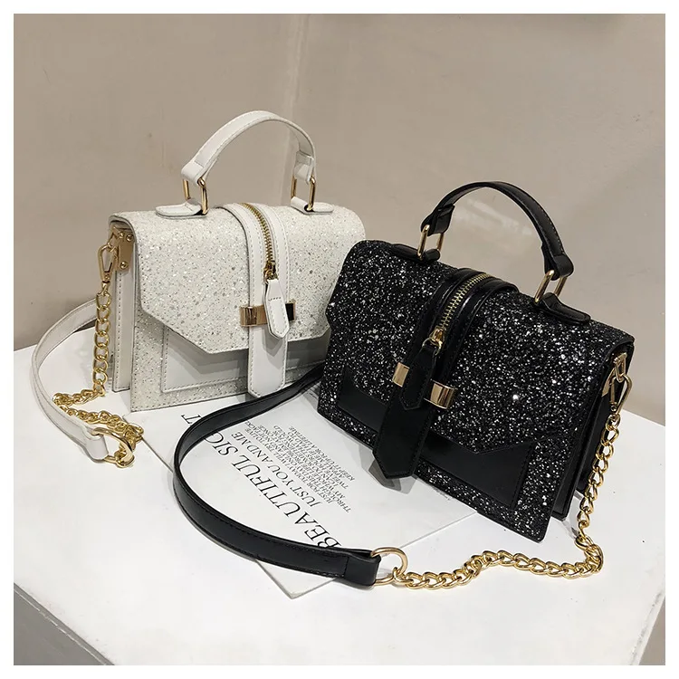 

French Style Hot Sell women lady handbags chain bags females purses