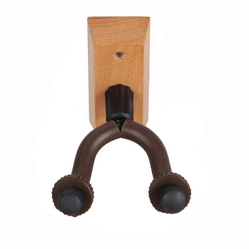 

Durable Guitar Instrument Wooden Base Accessory Wall Mount Hook