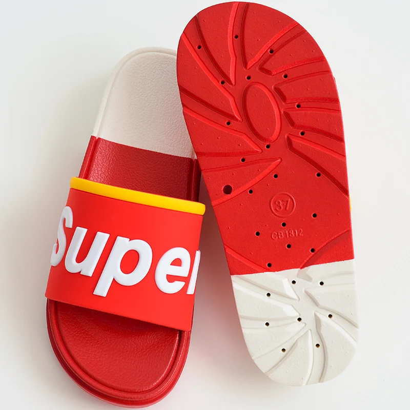 

Anti-slip wear-resistant fashion multi-color summer trend pvc slippers outdoor