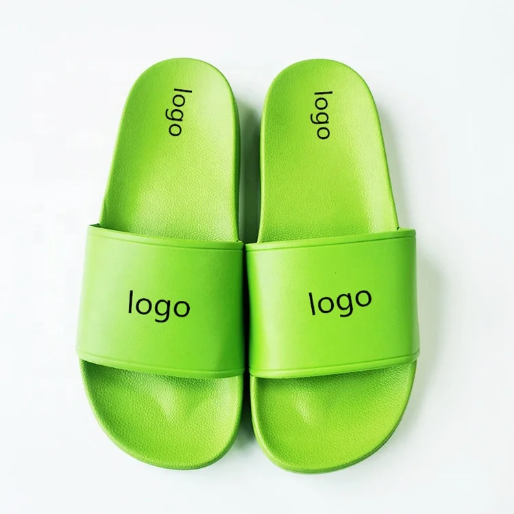 

Logo PVC EVA Blank Designers Custom logo Slippers Slide SandalSummer Slides Women'S Flip Flops