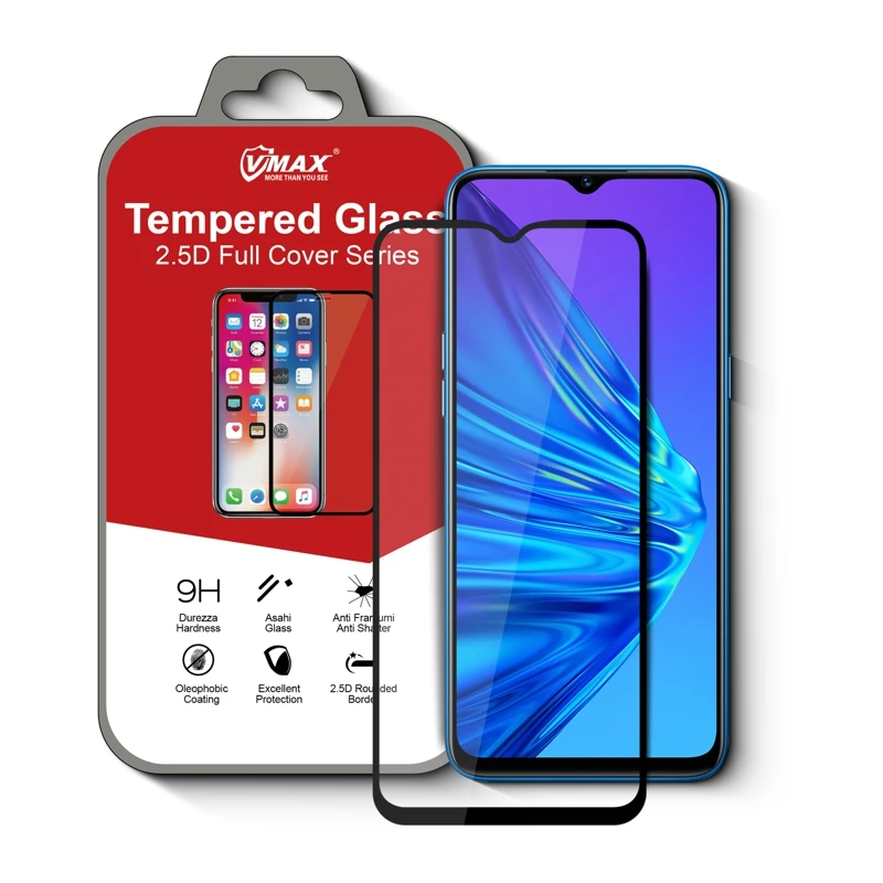 

wholesale Luxury Full Body Temper Glass Screen Protector Phone Case Back Cover For Xiaomi redmi 8a