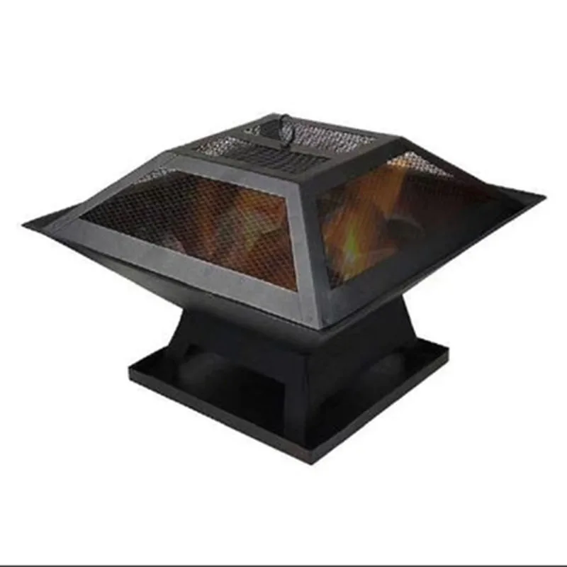 

Factory hot sale 3-5 people gardens campfire bbq flat grill, Blalck