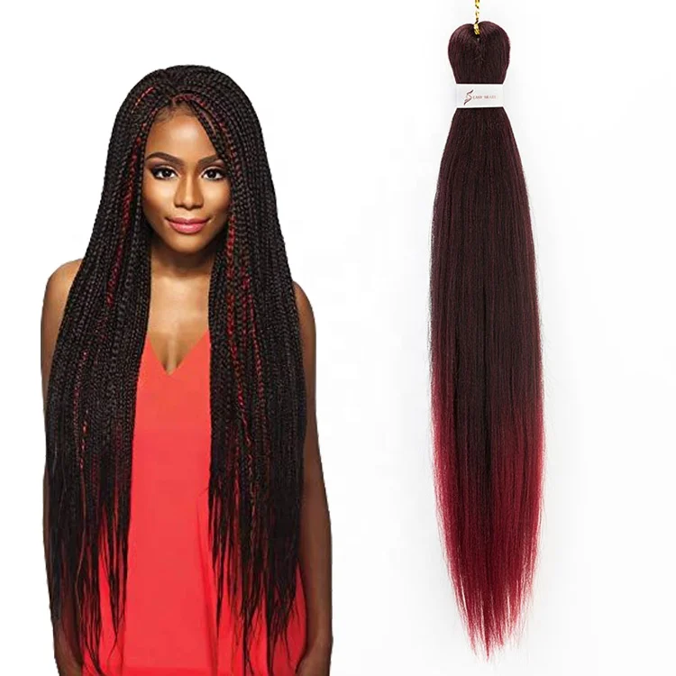 

New Style Wholesale Braiding Hair Synthetic Hair Jumbo Crochet Braids Yaki Straight Pre stretched Braiding Hair