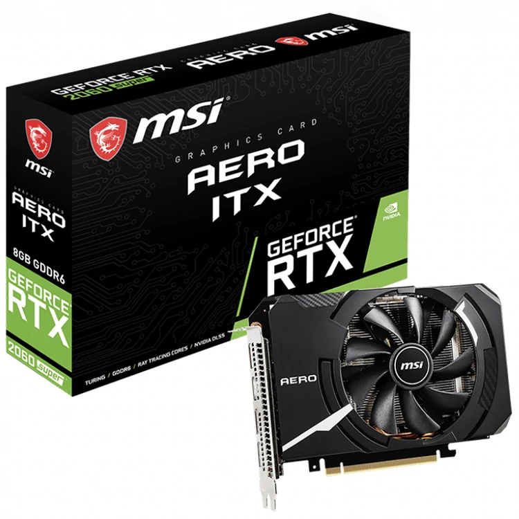 

MSI NVIDIA GeForce RTX 2060 SUPER AERO ITX 8G Graphics Card Support Wireless Control through Android/IOS Devices