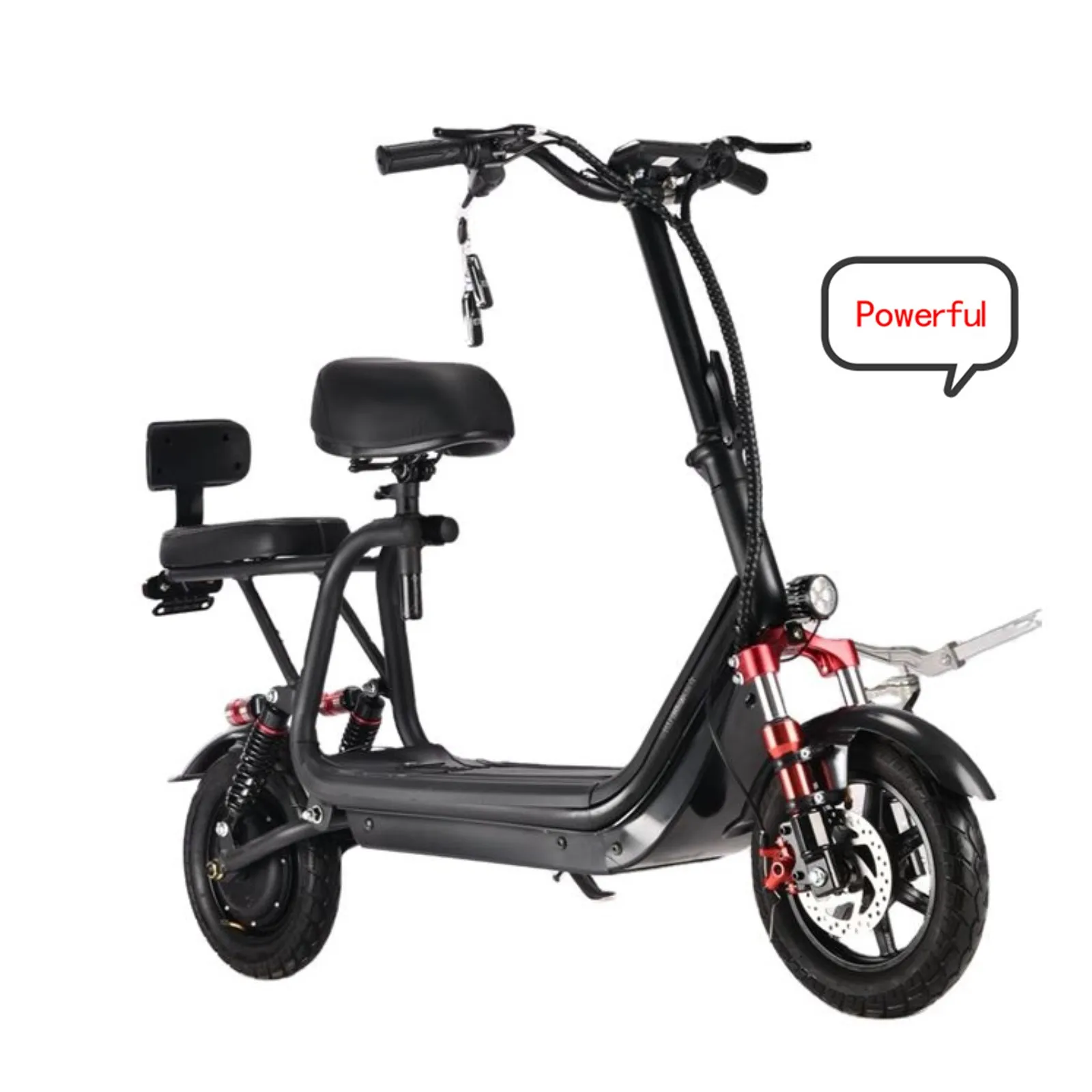 

USA warehouse best quality 2 wheel long range 12 inch 48v 45km/h 2 wheels 30mph electric scooter for adults with seat