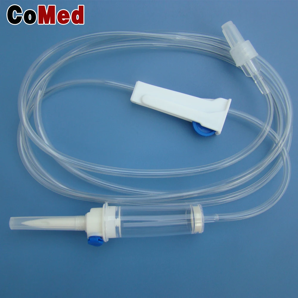 
Professional manufacture OEM infusion iv set with roller clamp 