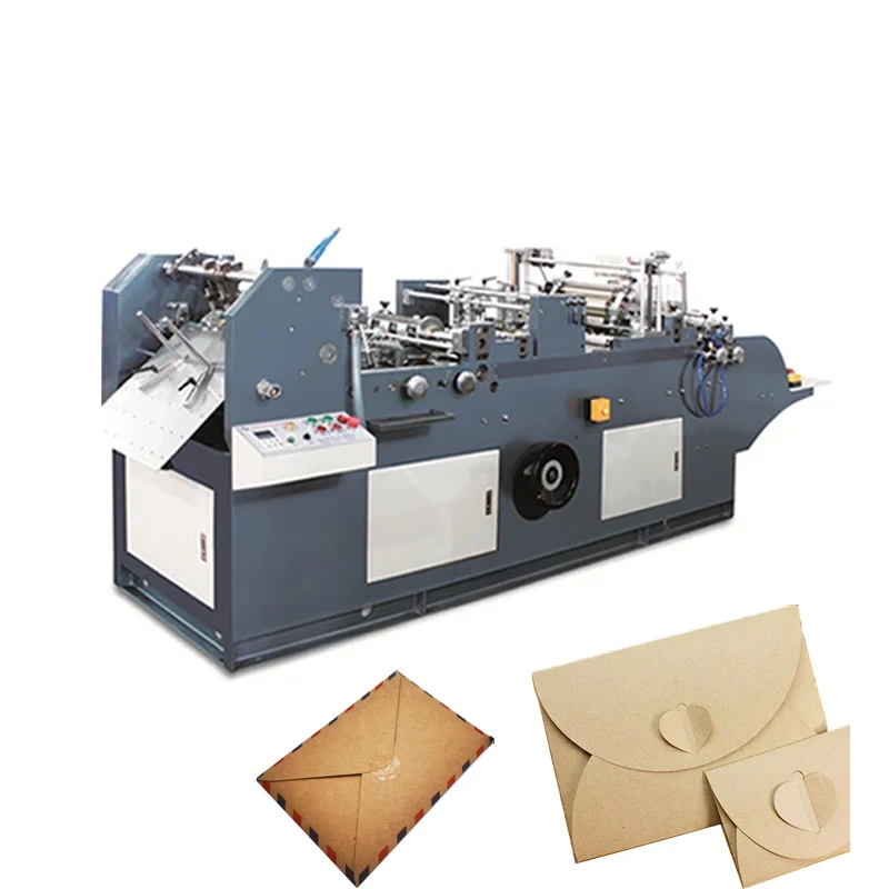 

Manufacturing Envelope Making Machine Fully Automatic Pocket Wallet Envelope Making Machine Kraft Paper Envelope Making Machine