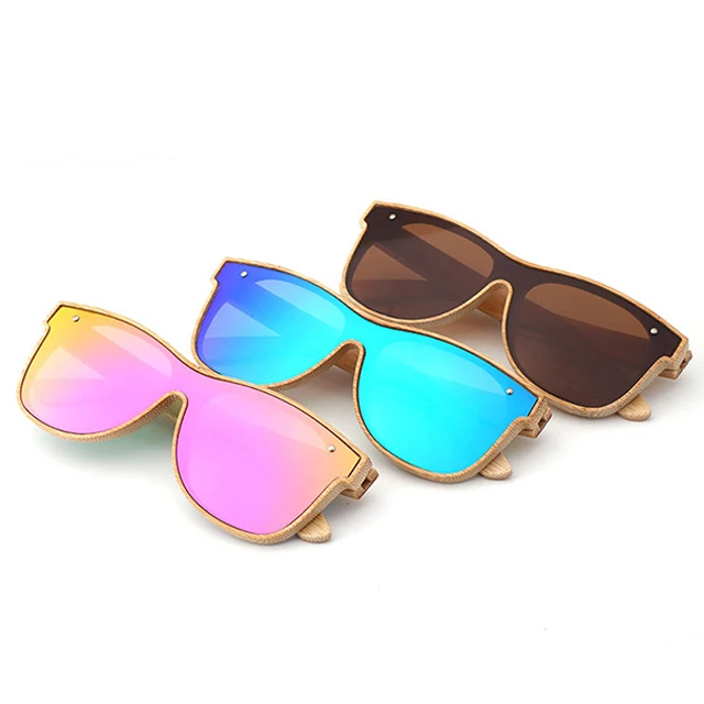 

DLK56282 New Bamboo Sunglasses for women and men trendy unisex luxury plolarzied and Mono-lens sunglasses occhiali da sole